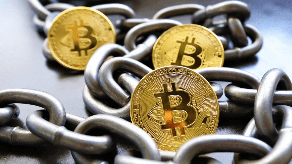 Bitcoins and chain