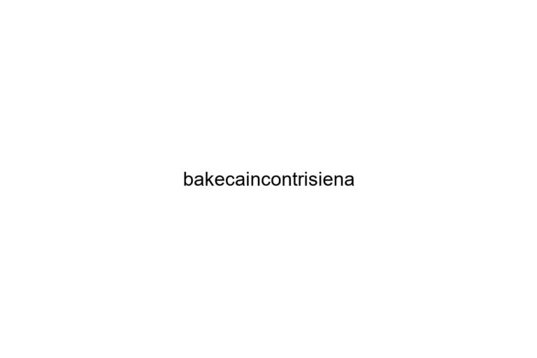 bakecaincontrisiena