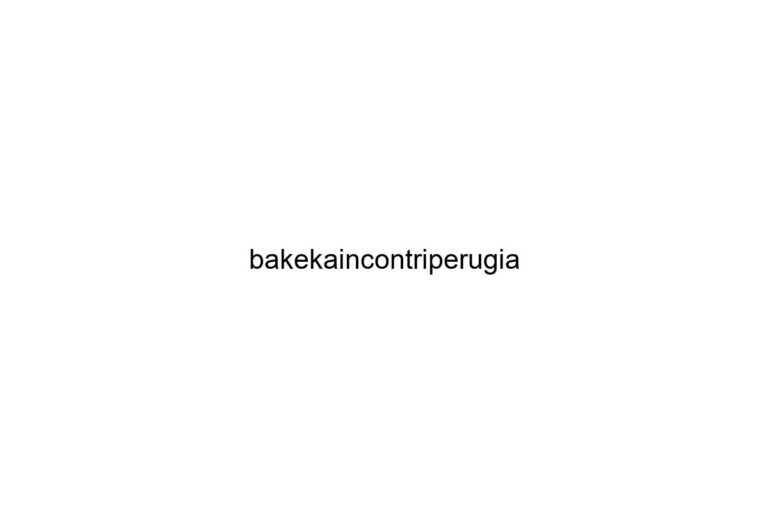 bakekaincontriperugia