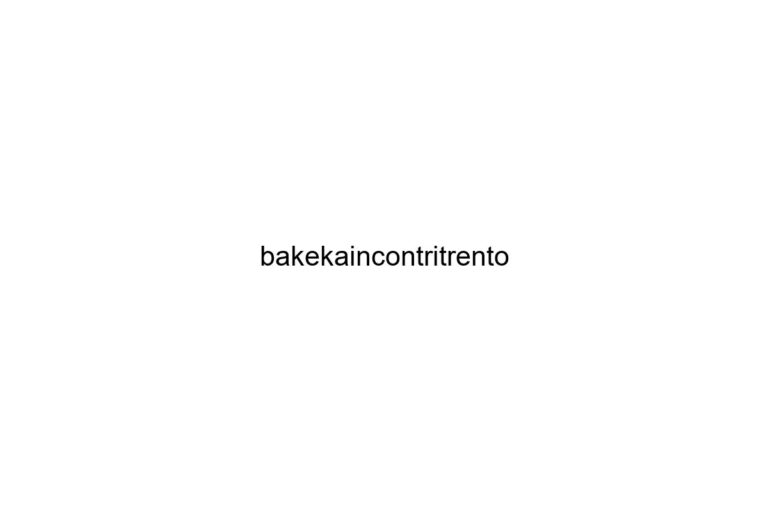 bakekaincontritrento