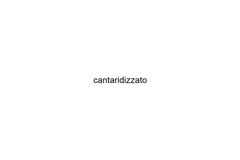 cantaridizzato