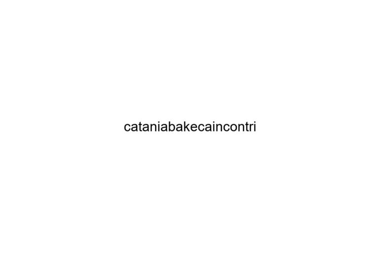 cataniabakecaincontri