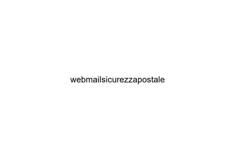 webmailsicurezzapostale