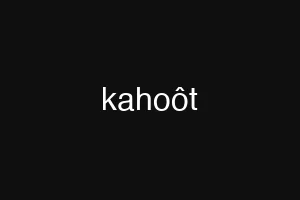 kahoôt