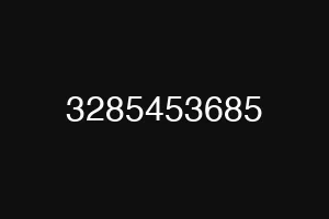 3285453685