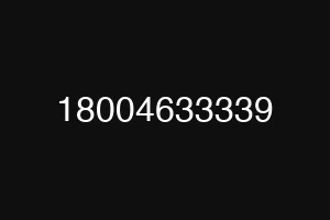 18004633339