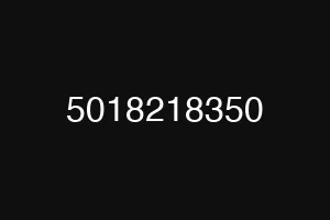 5018218350