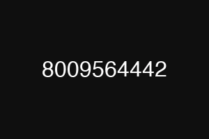 8009564442